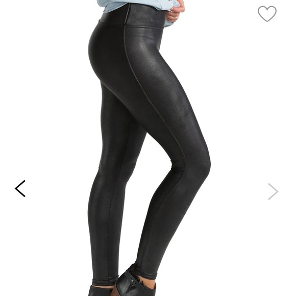Spanx faux leather leggings - Picture 3 of 9